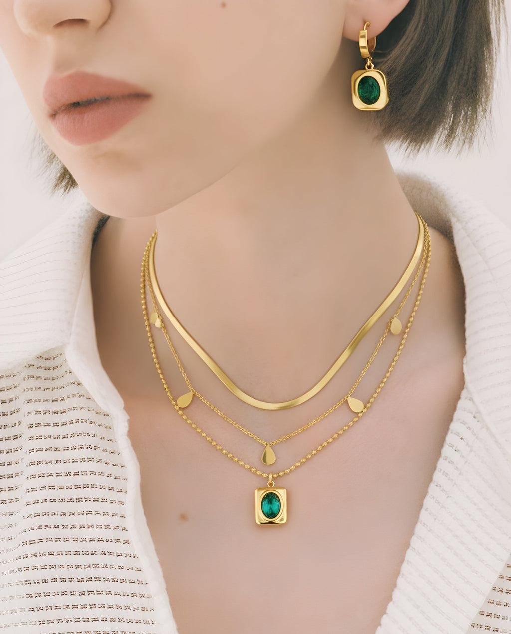 Lumière Verte Kette